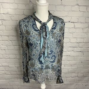 AK Anne Klein Silk Top 8